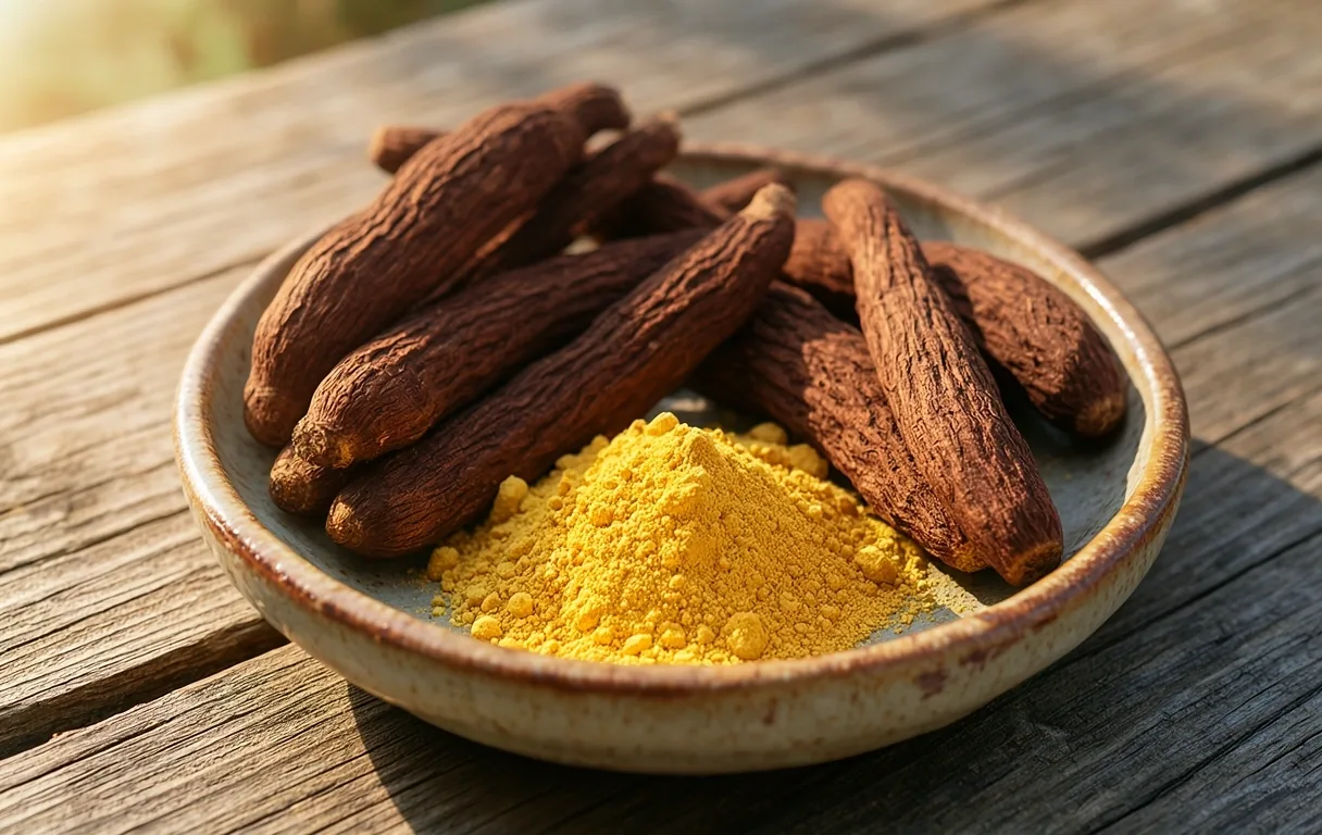 Maca raíz natural